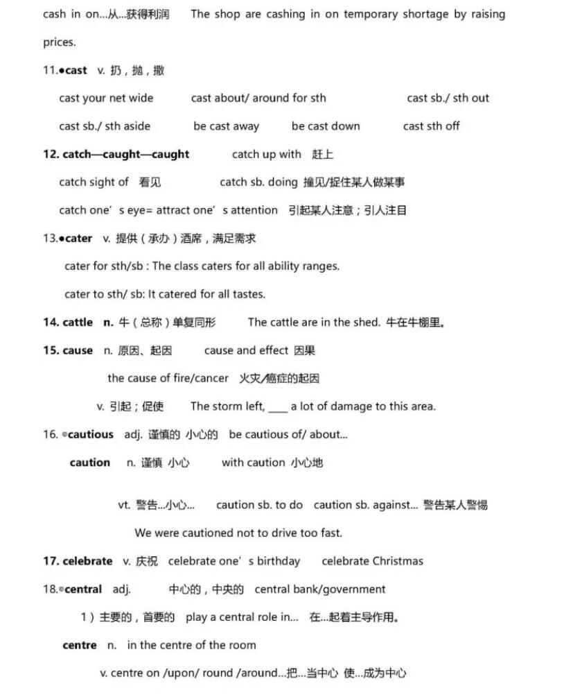启德雅思词汇 启德雅思词汇