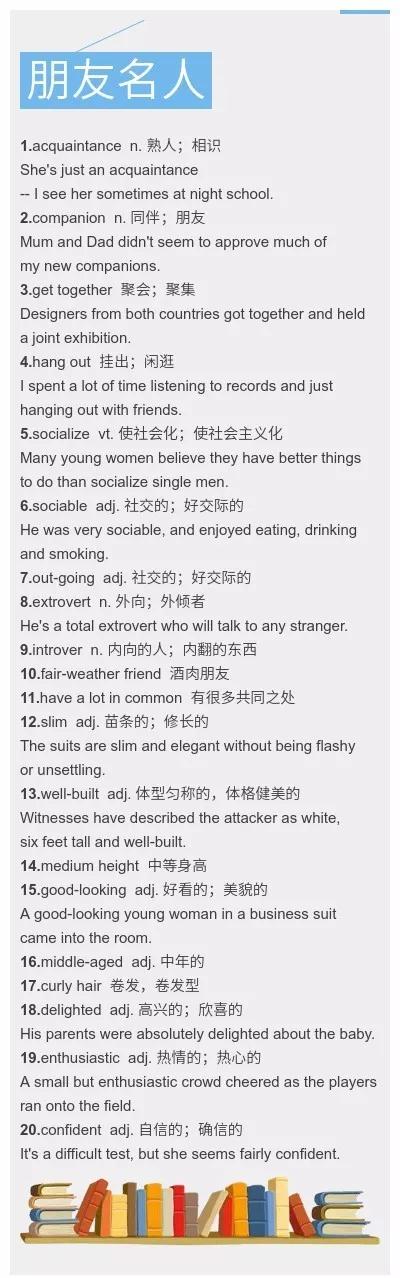 盘点超实用雅思口语话题词汇 盘点超实用雅思口语话题词汇