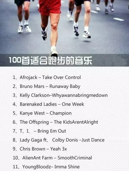 跑步必听:超燃100首英文歌 跑步必听:超燃100首英文歌