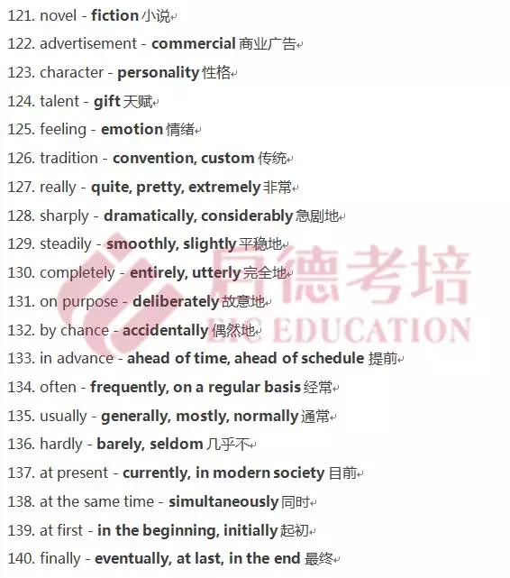 最全干货 雅思口语“加分词汇”长啥样 最全干货 雅思口语“加分词汇”长啥样