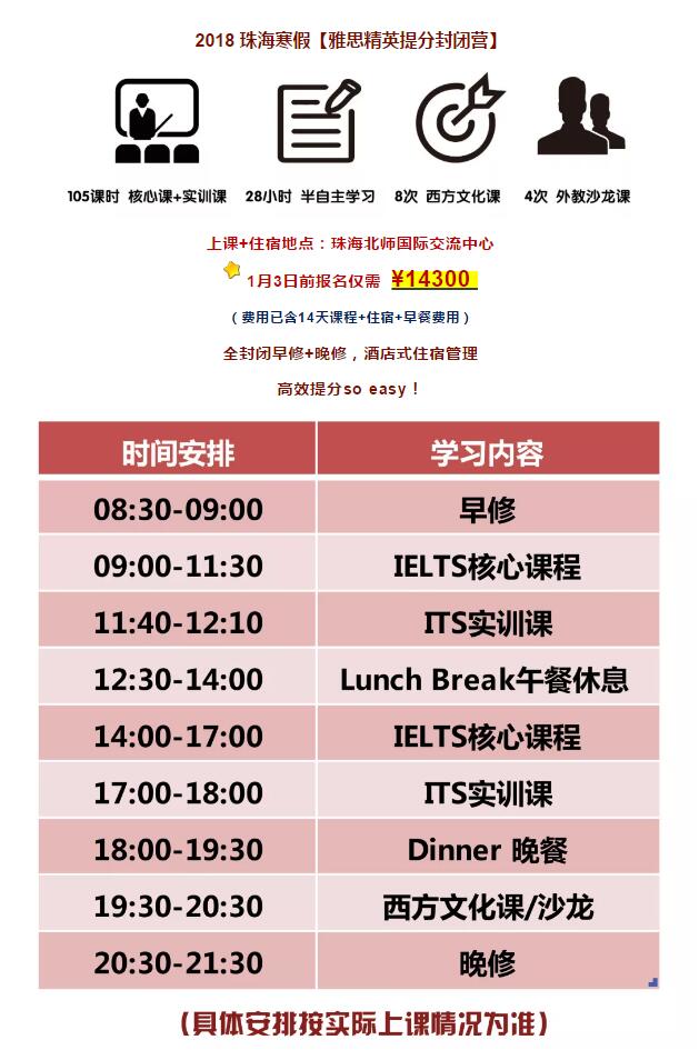 雅思封闭精英提分营 雅思封闭精英提分营