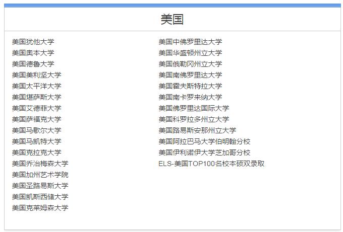 留学规划美国