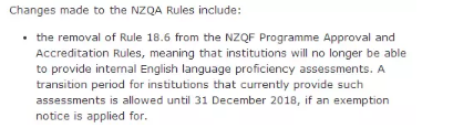 新西兰留学新规取消英文内测!留学生如何应对? 新西兰留学新规取消英文内测!留学生如何应对?