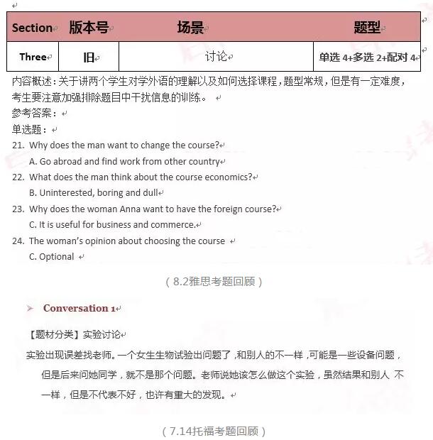 雅思/托福听力 雅思/托福听力