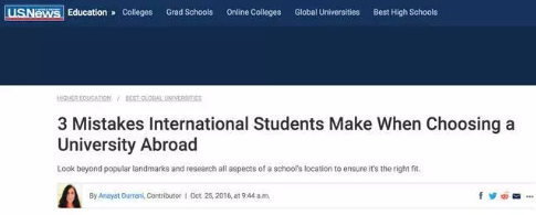 留学生申请学校时常见的三个“坑” 留学生申请学校时常见的三个“坑”
