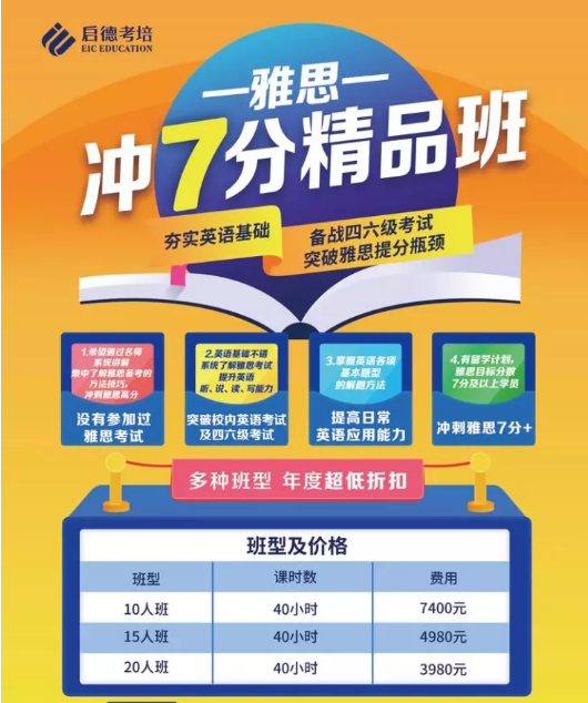 雅思7分班 雅思7分班