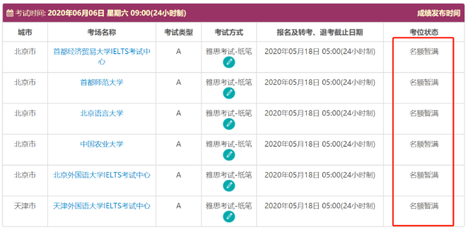 6月考位 6月考位